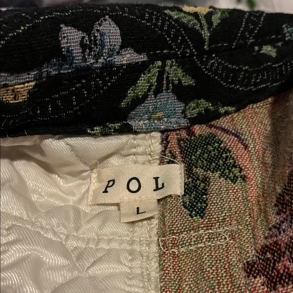 POL Large Floral Patchwork Jacket - Black and White - Picture 6 of 11